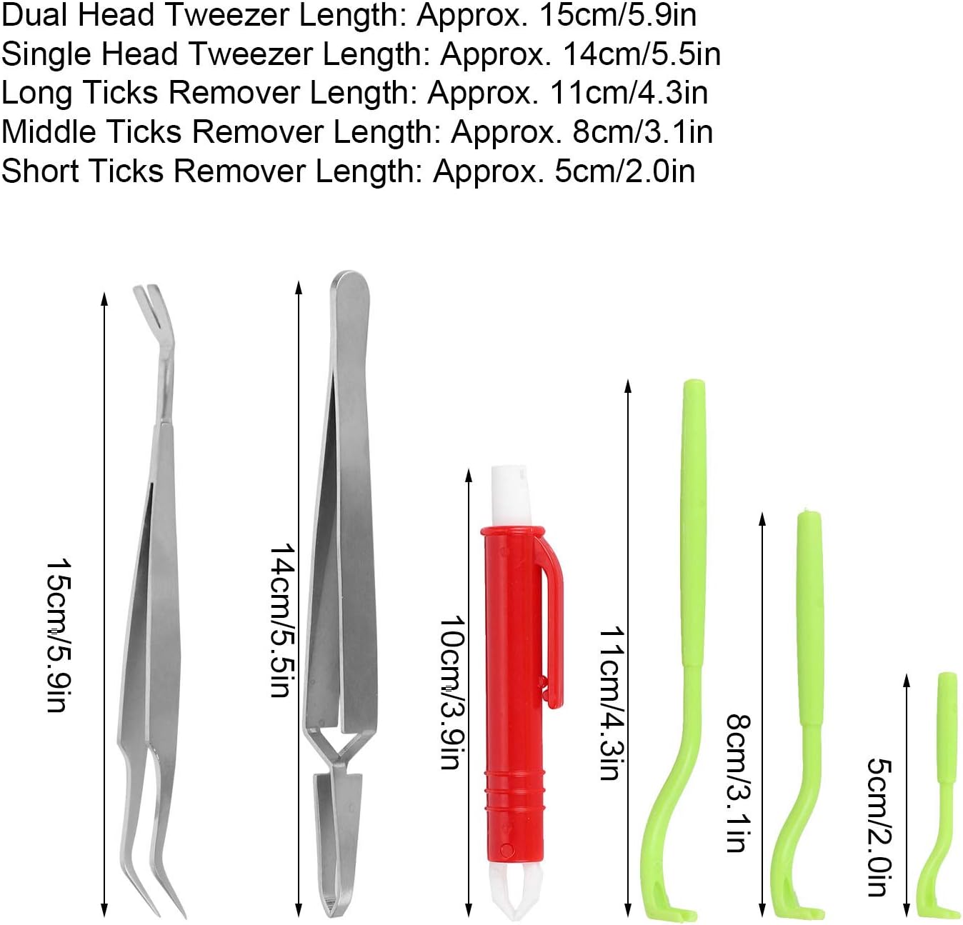 PetiKit Tick Remover - Durable 6-Piece Tick Removal Toolset - Image 2